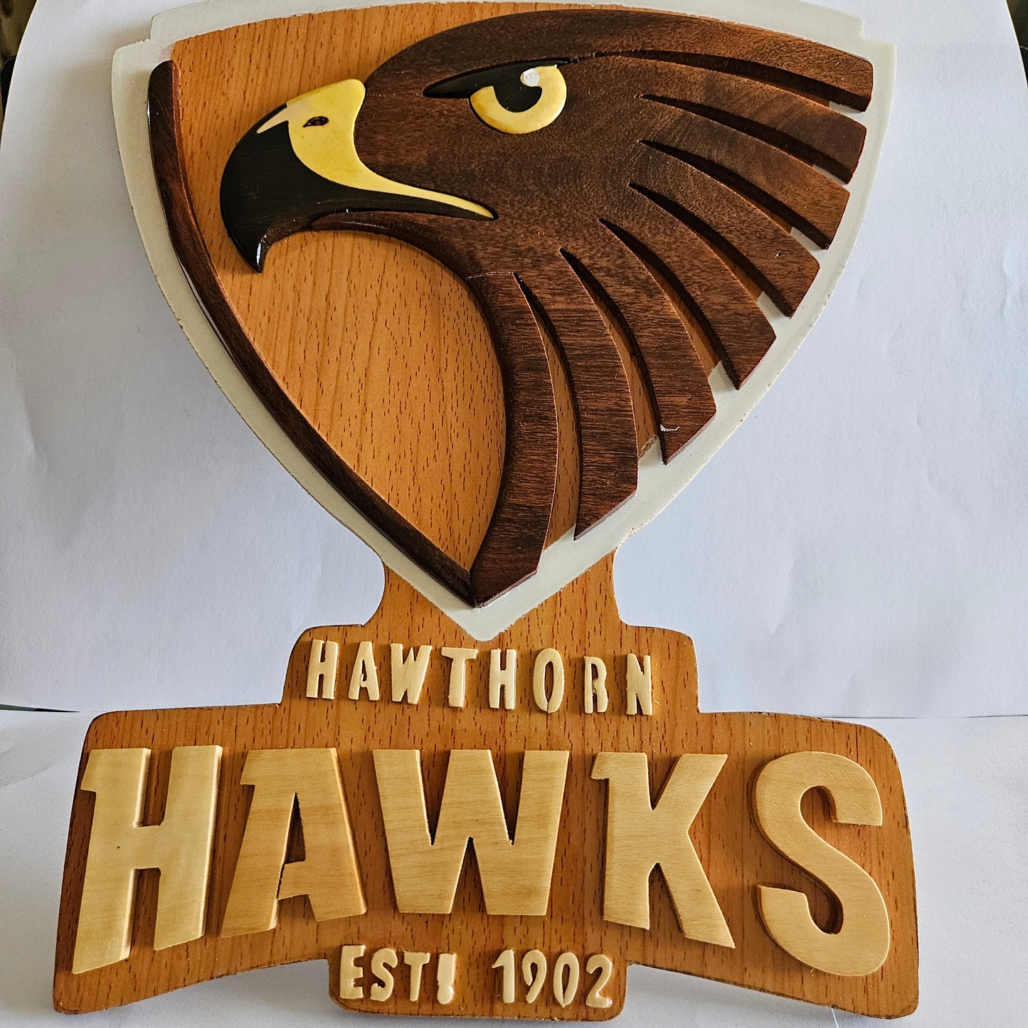 ❤️ Hawthorn Football Club Wooden Plaque – For True Hawks Fans