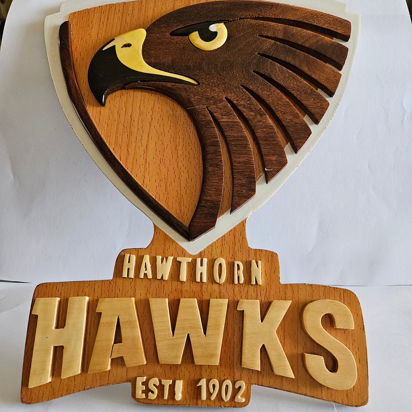 ❤️ Hawthorn Football Club Wooden Plaque – For True Hawks Fans