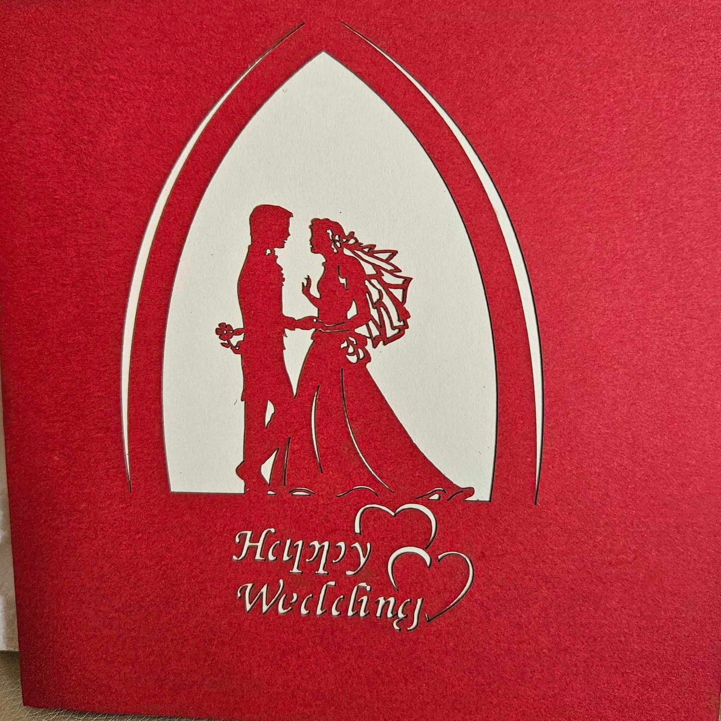 On Your Wedding Day 3D Pop Up Card