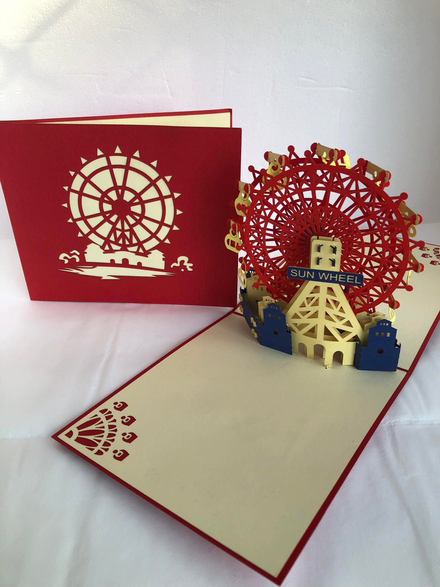 Large Pop Up Card  Ferris Wheel