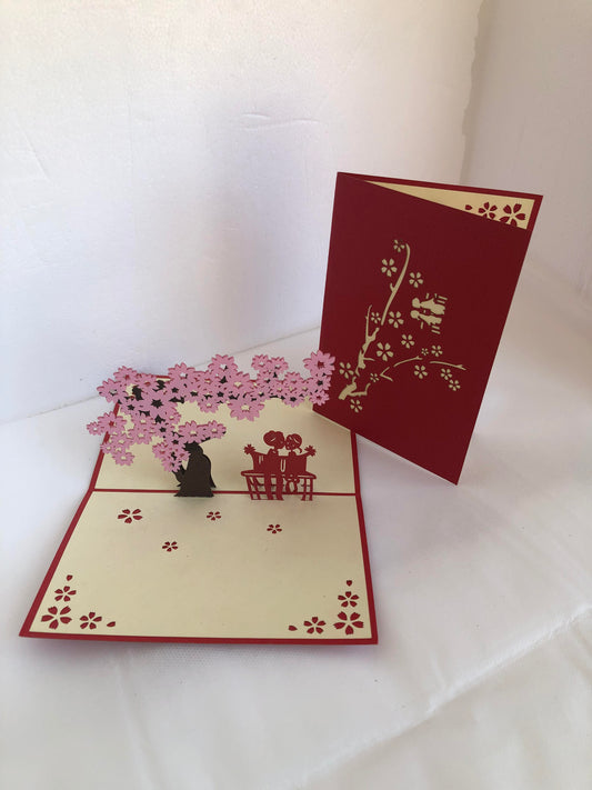 Small Pop Up Card Love Valentines Day