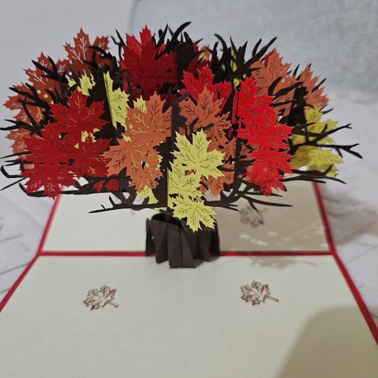 Autumn Tree  3D Pop-up Card