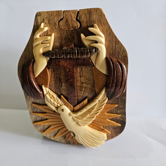 Holy Spirit Handmade Puzzle Box