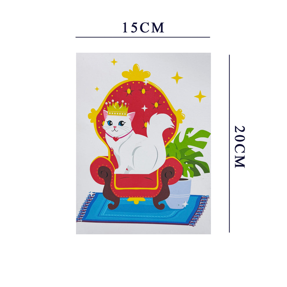 Royal Cat 3D Pop Up Card