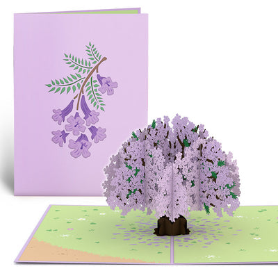 Pink Cherry Blossom 3D Pop Up Card