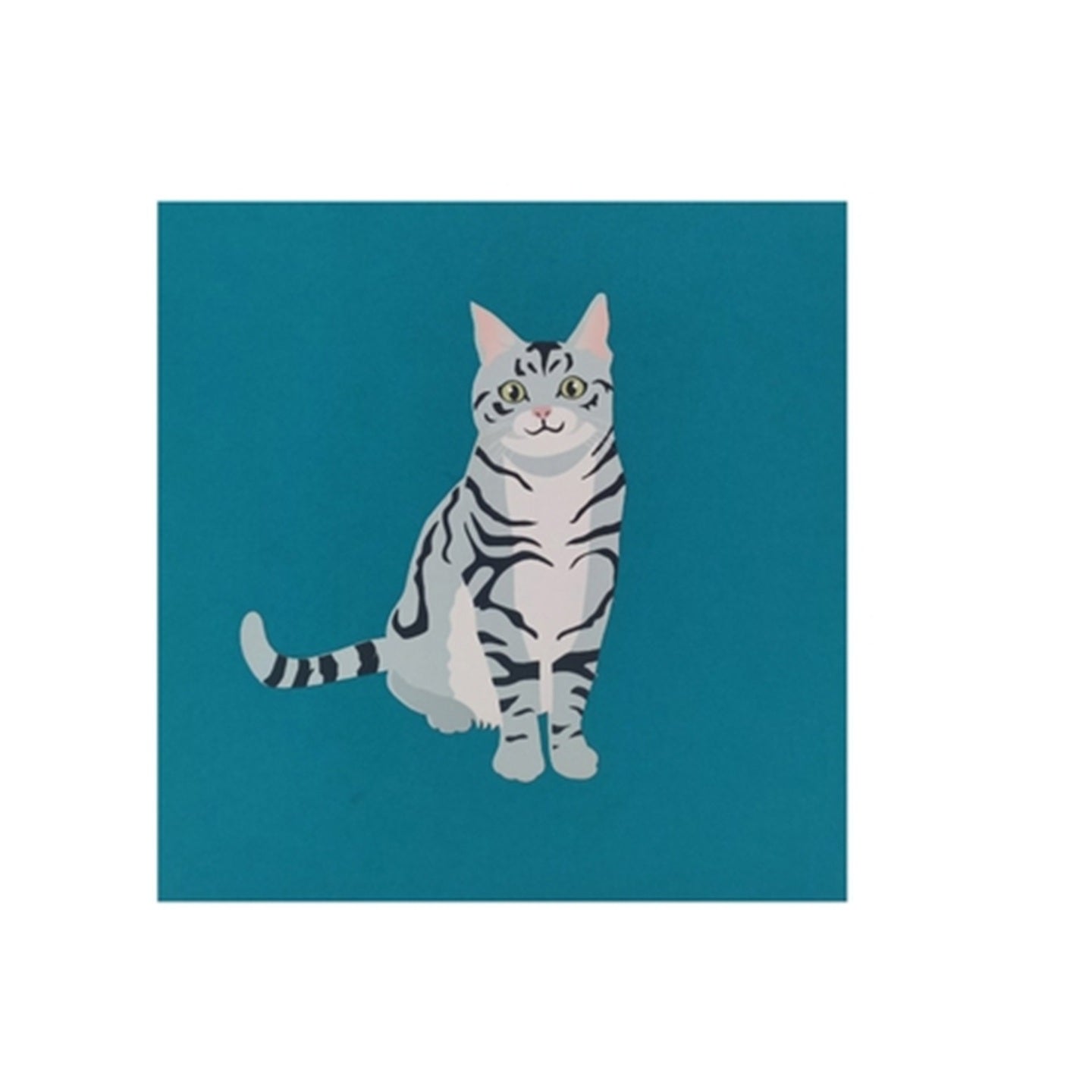 Shorthair Cat  Pop Up Card