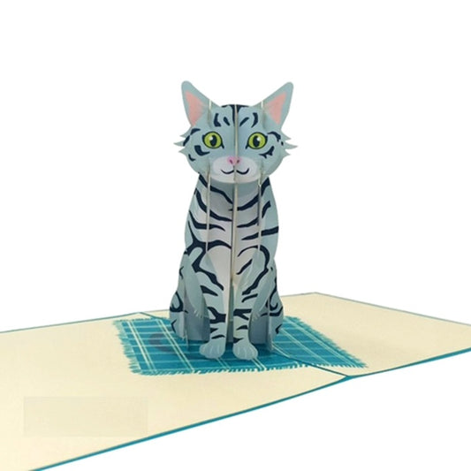 Shorthair Cat  Pop Up Card
