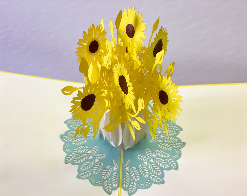 Sunflower 3D Pop Up Card