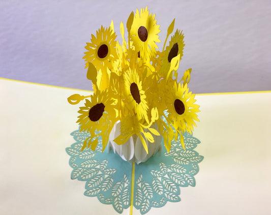 Sunflower 3D Pop Up Card