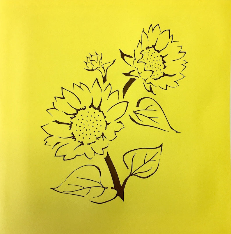 Sunflower 3D Pop Up Card