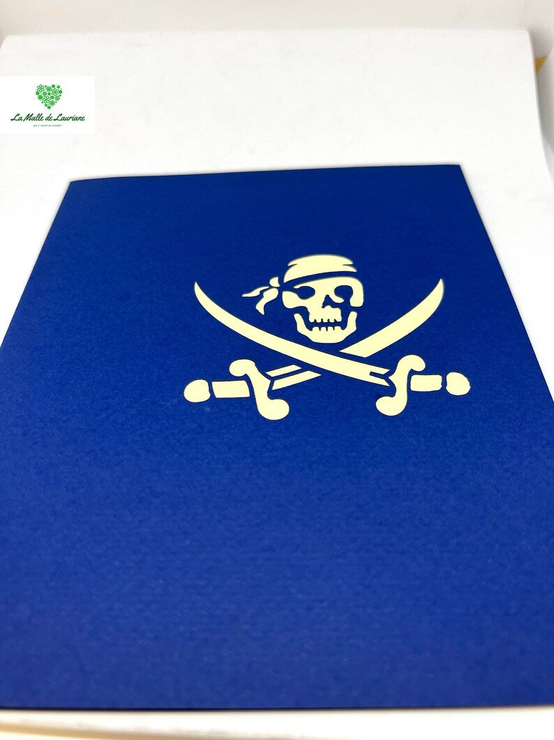 Sailing Ships- Pirate Pop Up Card