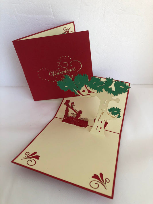 Small Pop Up Card Valentines Day