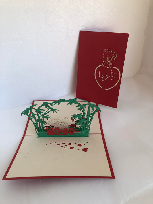 Small Pop Up Card Valentines Day