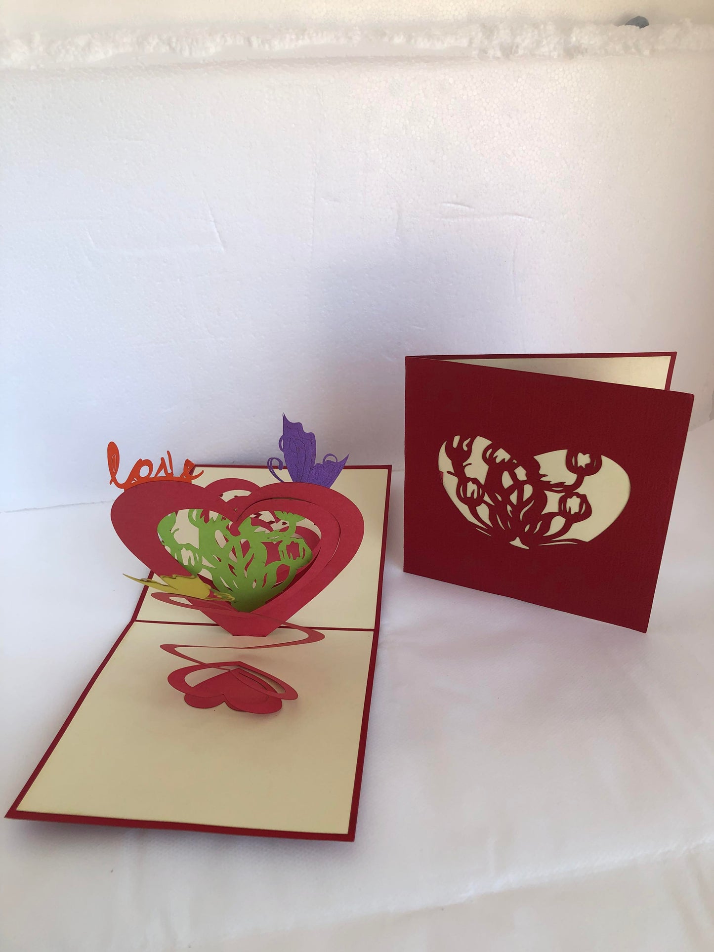 Small Pop Up Card Valentines Day