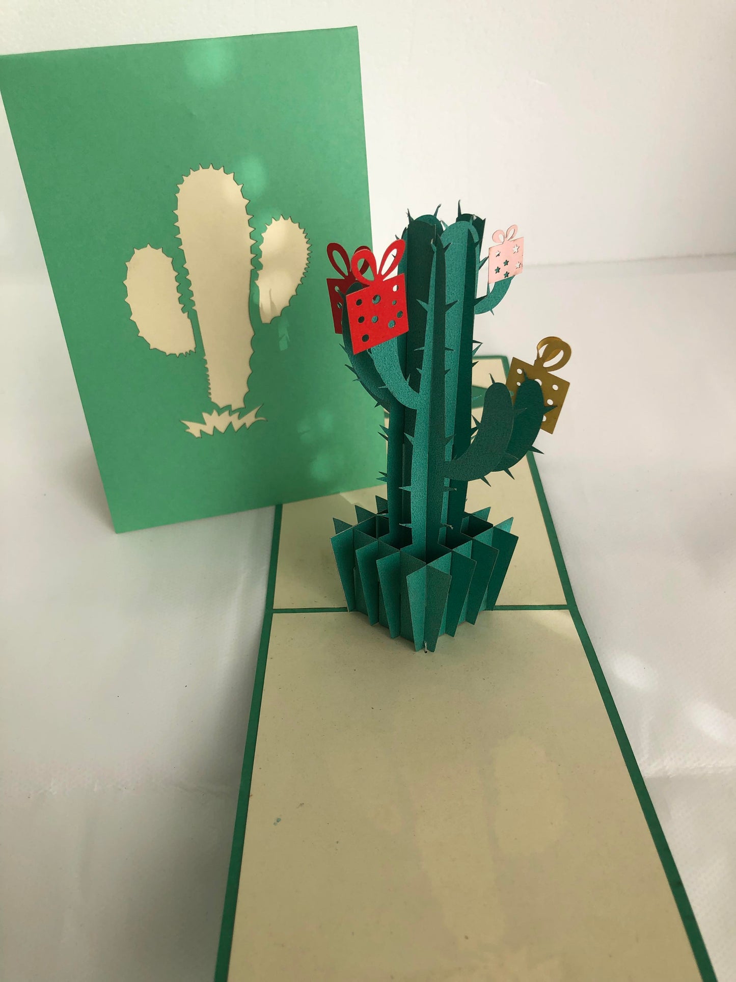 Small Pop Up Card Cactus