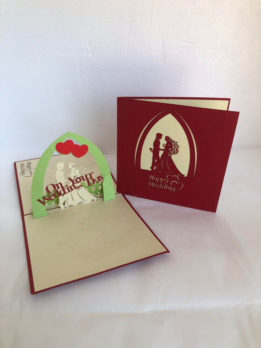 Small Pop Up Card Love & Wedding