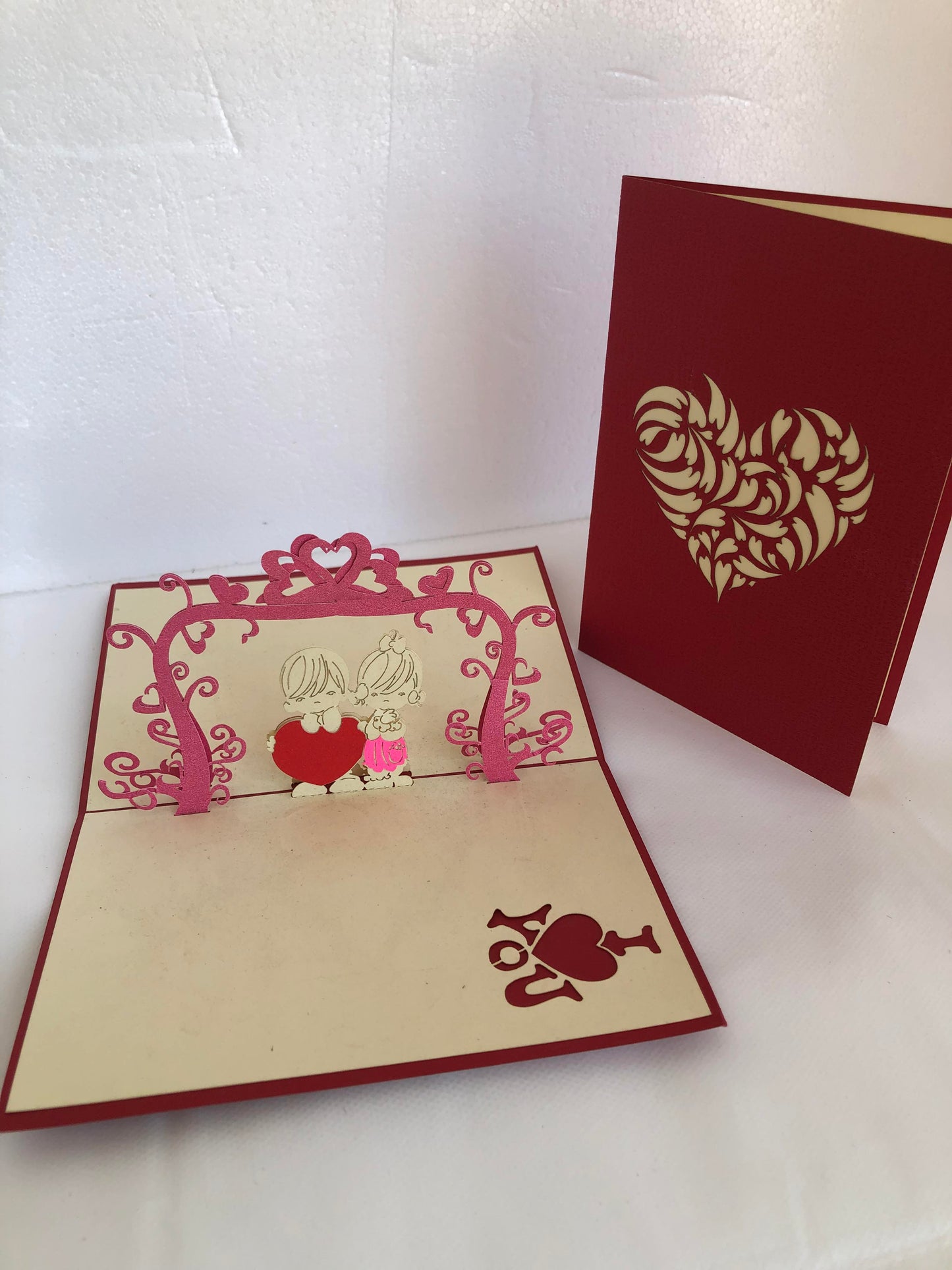 Small Pop Up Card Love & Wedding